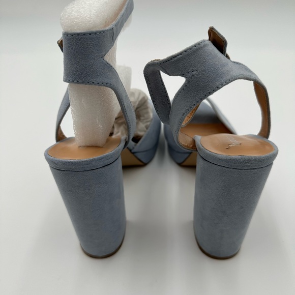Madden Girl Summit Platform Ankle Strap Heels in Baby Blue Sz 11 - Picture 9 of 10